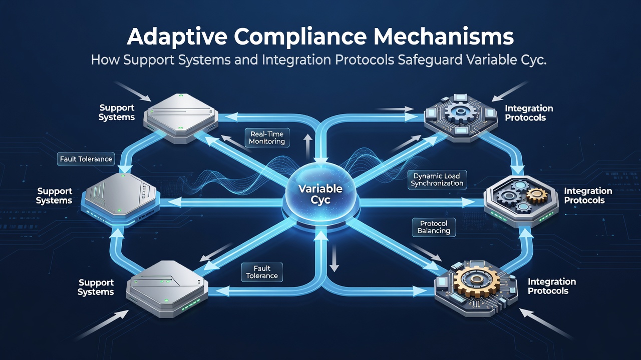 Flowchart showing support system escalation paths linked to integration protocol checkpoints