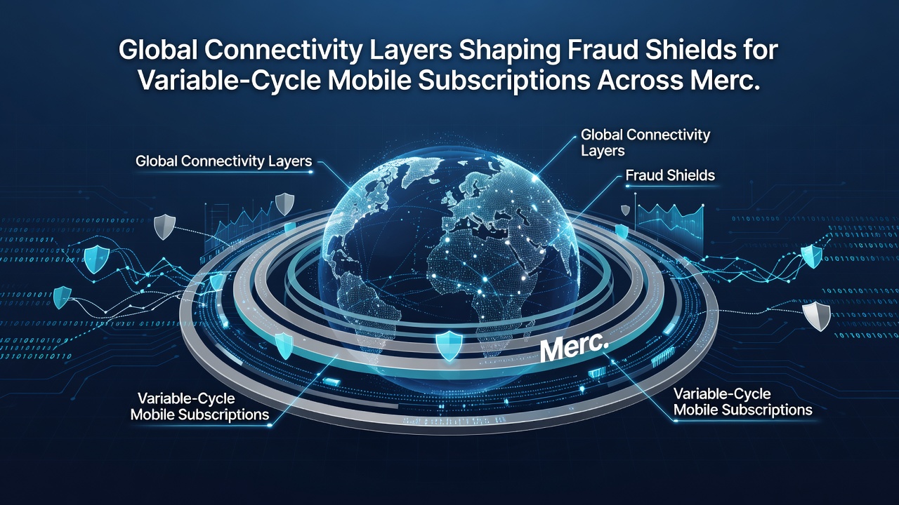 Diagram showing fraud detection layers integrated with international mobile subscription networks