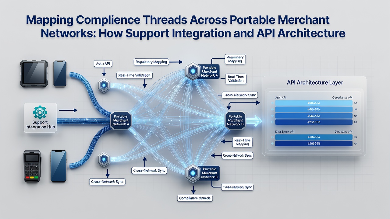 API architecture diagram showing support integration points for subscription compliance
