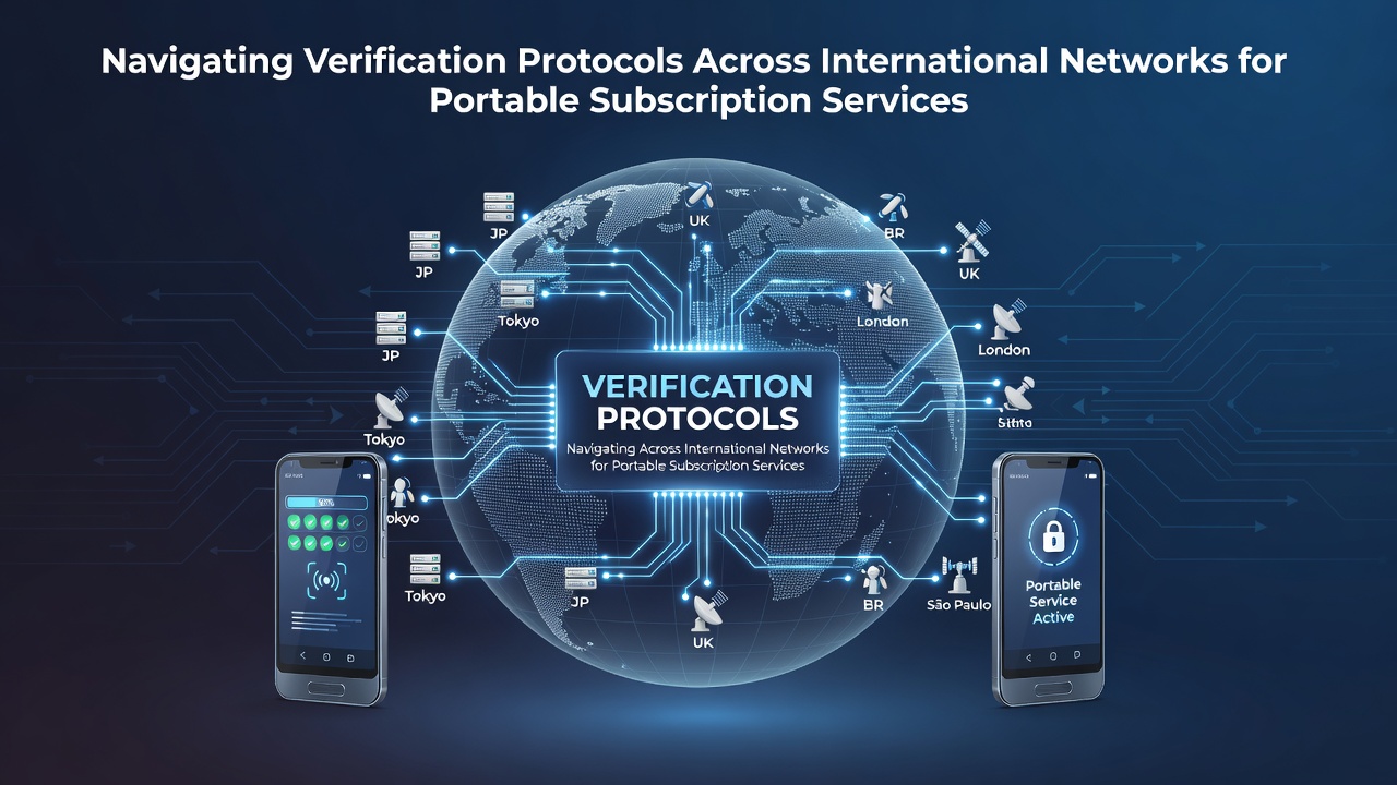 Global network verification systems handling portable subscription data across multiple international carriers