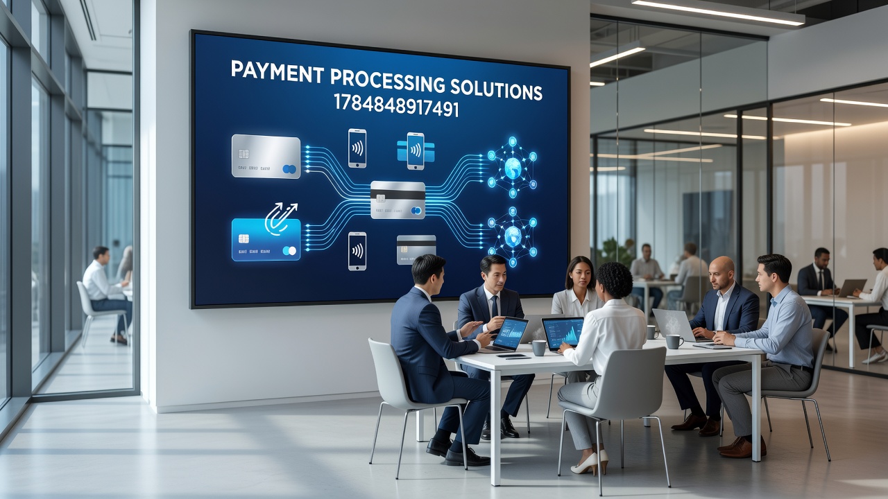 Detailed view of secure transaction pathways linking merchants, processors, and banks in payment ecosystems