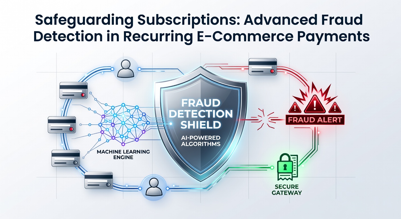 Digital shield protecting recurring payment streams from fraud vectors in e-commerce subscriptions